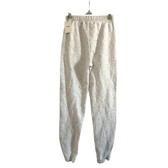 JOAH BROWN The Lace Up Joggers Classic Grey French Terry Size XS/S NWT - Lt Flaw - Picture 3 of 6